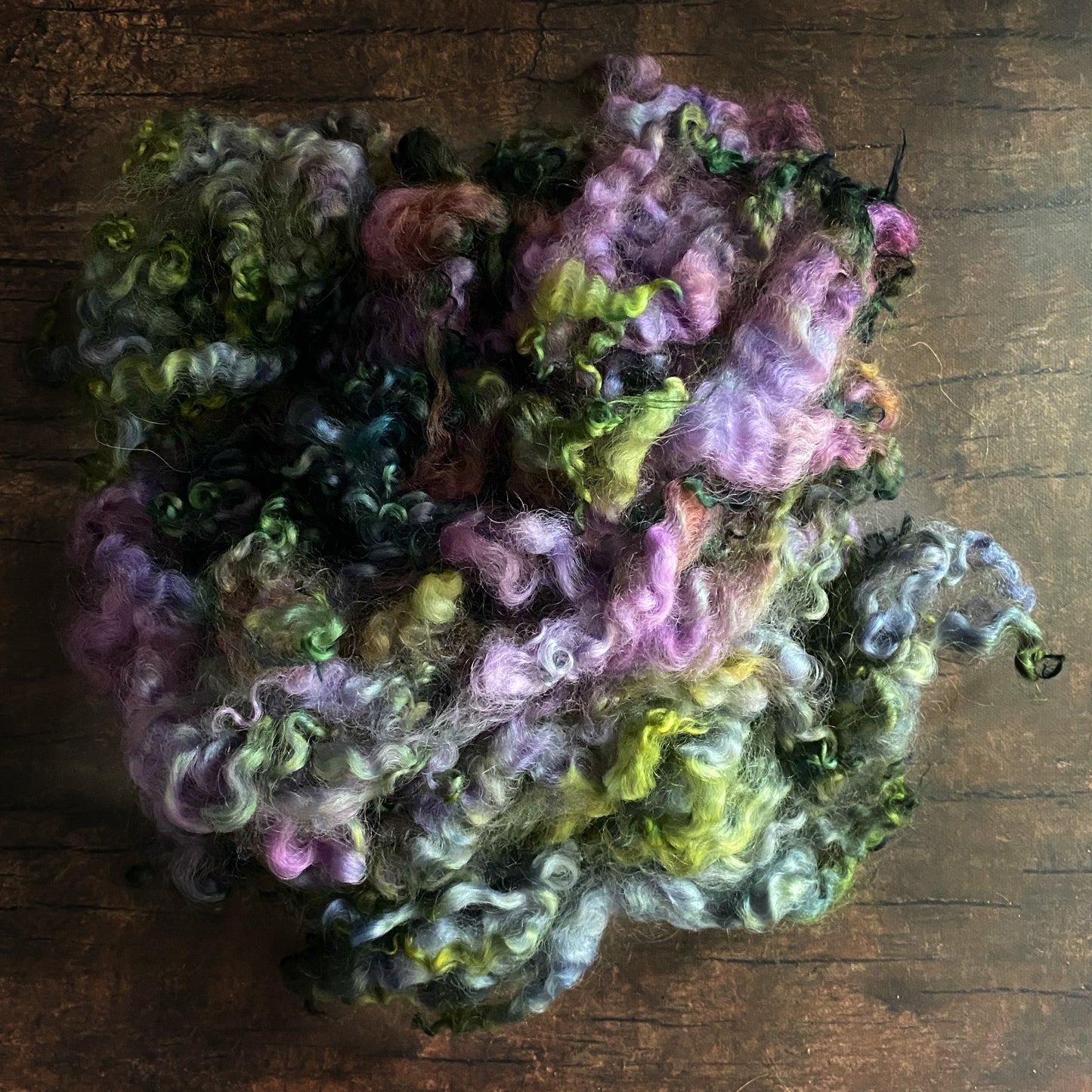 Dyed Border Leicester Cloud - Deimos