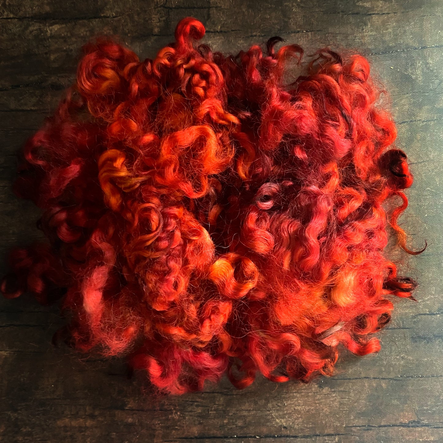 Dyed Border Leicester Cloud - Ganymede