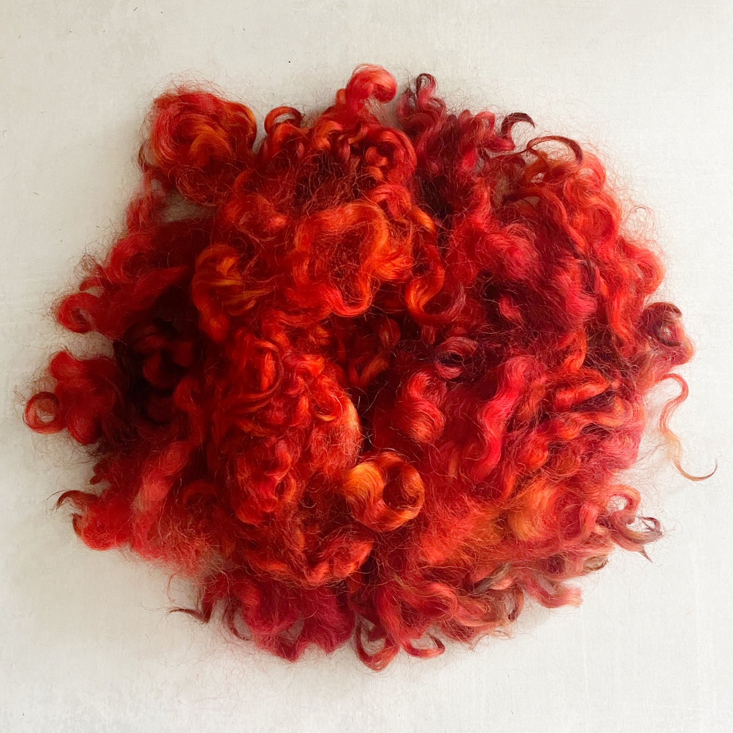 Dyed Border Leicester Cloud - Ganymede