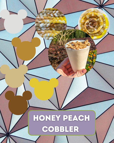 Plying Pair - Honey Peach Cobbler Freeze