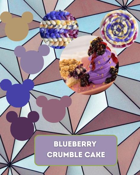 Plying Pair - Blueberry Crumble Cake