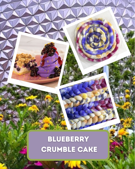 Plying Pair - Blueberry Crumble Cake