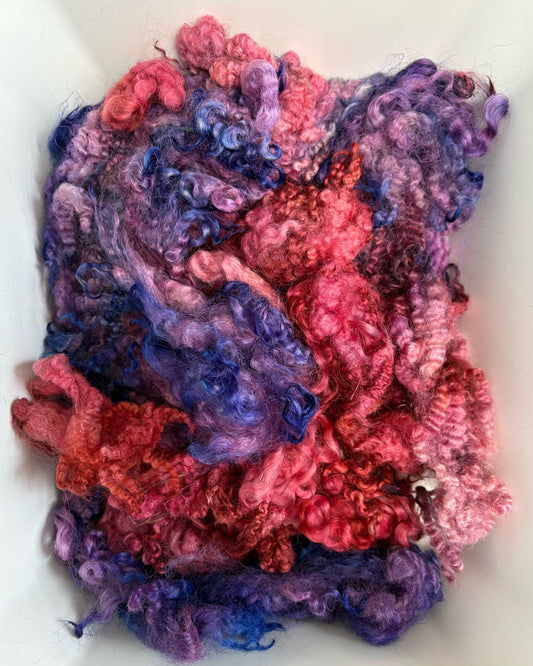 Dyed Cloud - Border Leicester 198 - DISCOUNTED