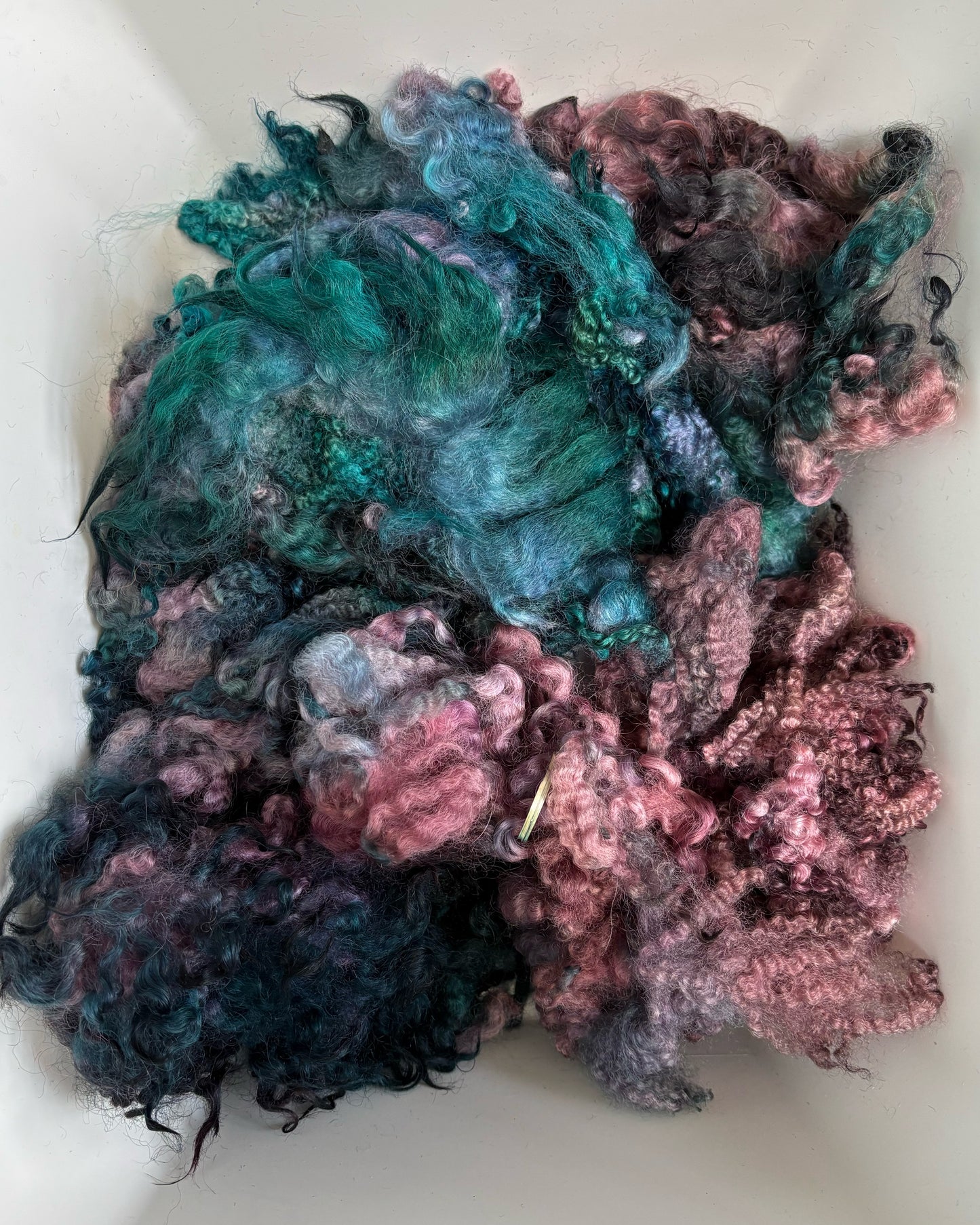 Dyed Cloud - Border Leicester 223 - DISCOUNTED