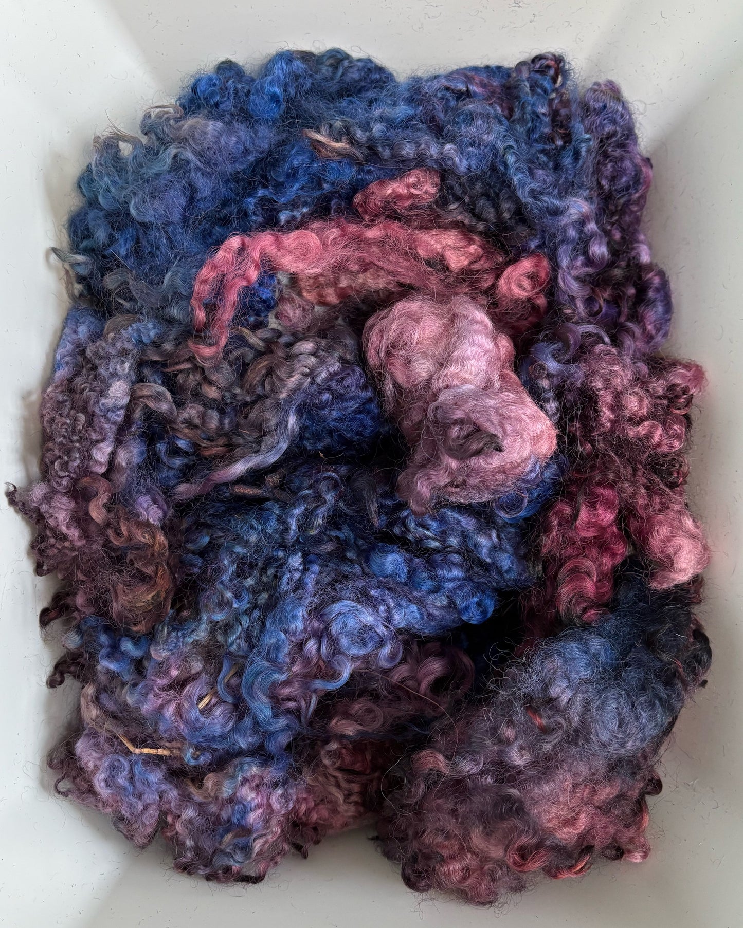 Dyed Cloud - Border Leicester 226 - DISCOUNTED