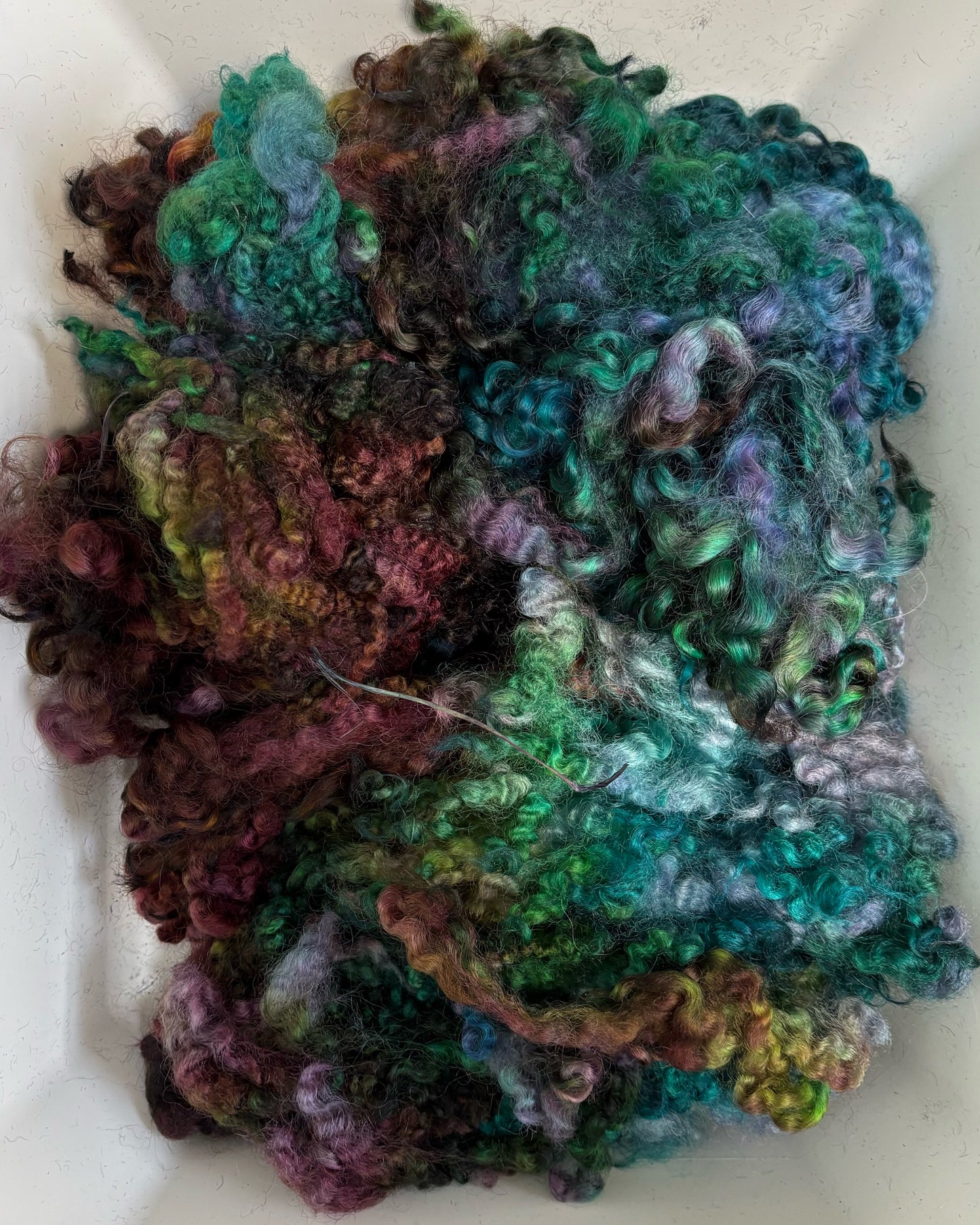 Dyed Cloud - Border Leicester 228 - DISCOUNTED