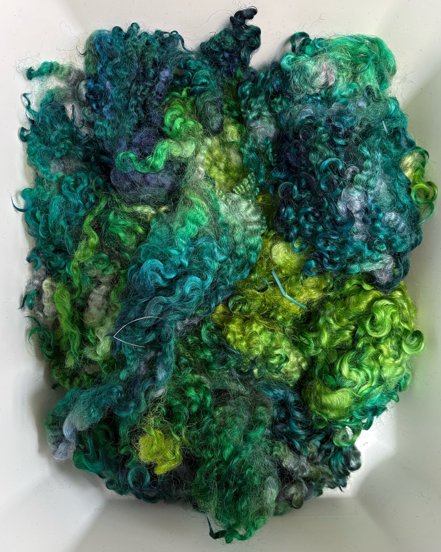 Dyed Cloud - Border Leicester 222 - DISCOUNTED