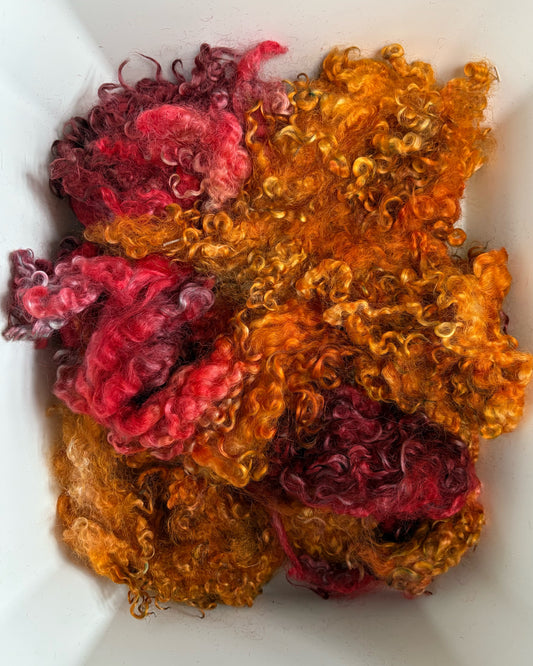 Dyed Cloud - Border Leicester 204 - DISCOUNTED