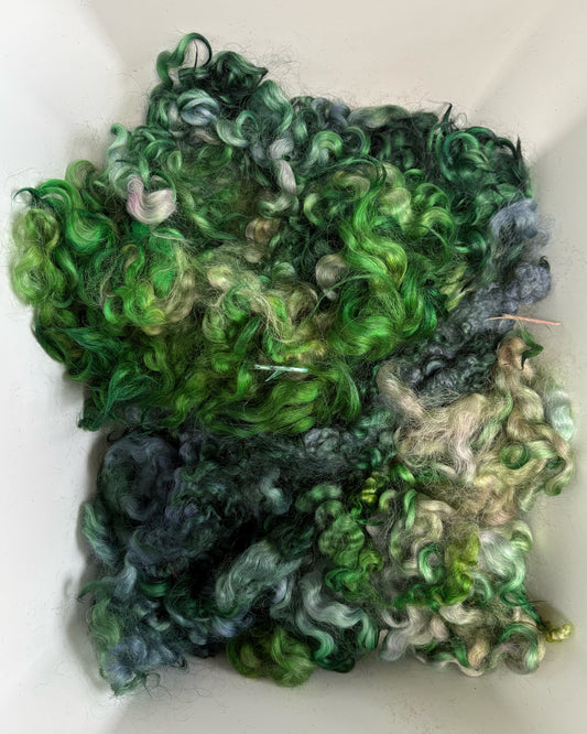 Dyed Cloud - Border Leicester 208 - DISCOUNTED