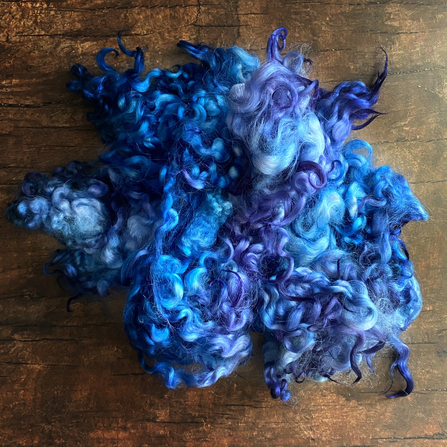 Dyed Border Leicester Cloud - LXI