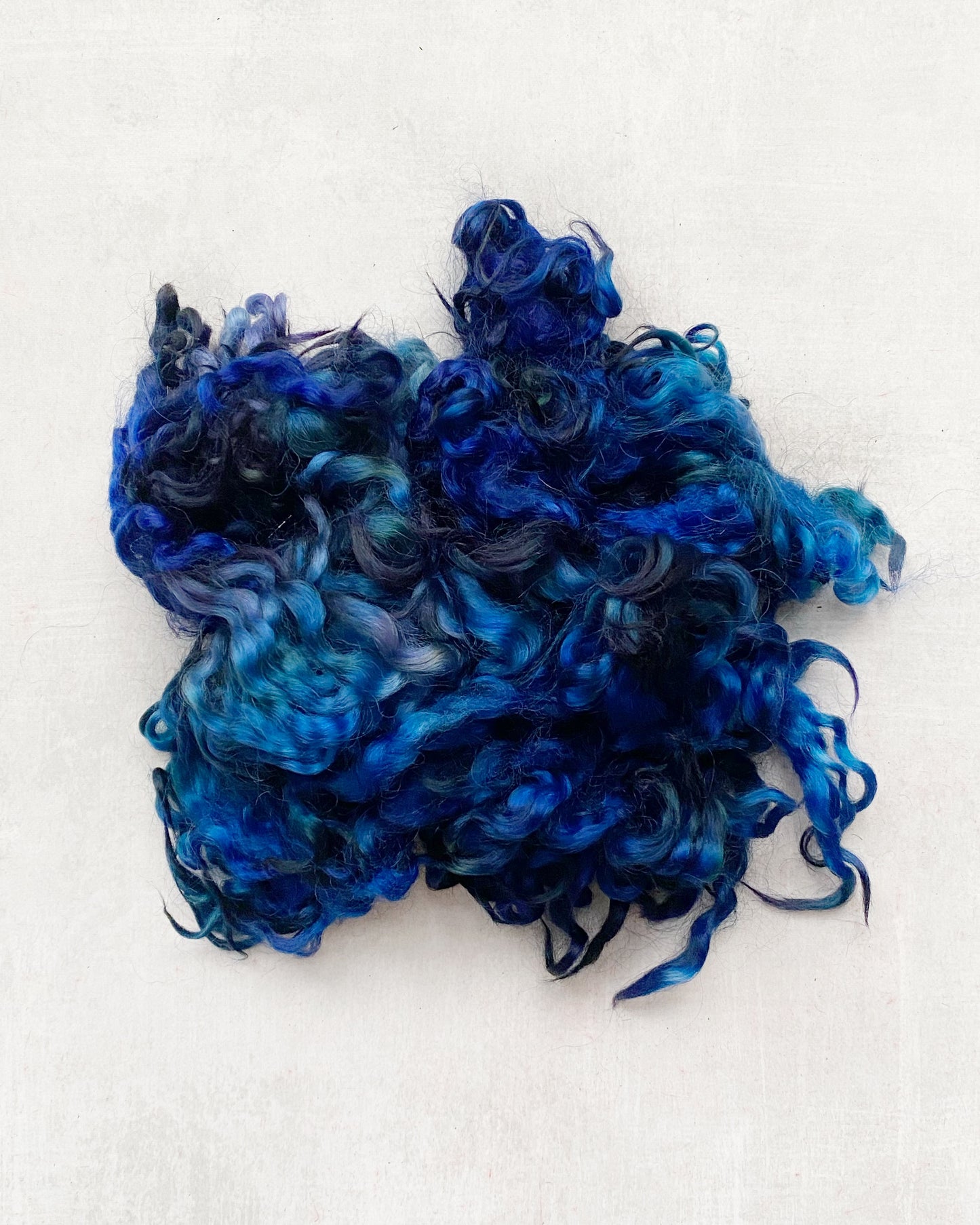 Dyed Border Leicester Cloud - Celestial Dusk