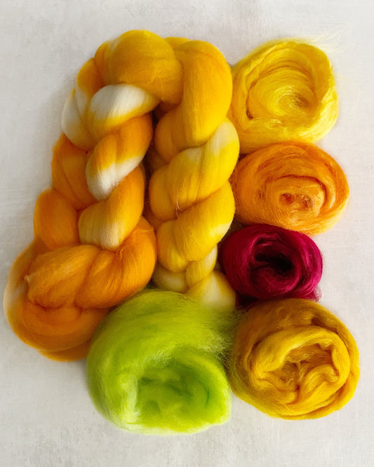 Carding Kit - Saffron Cake