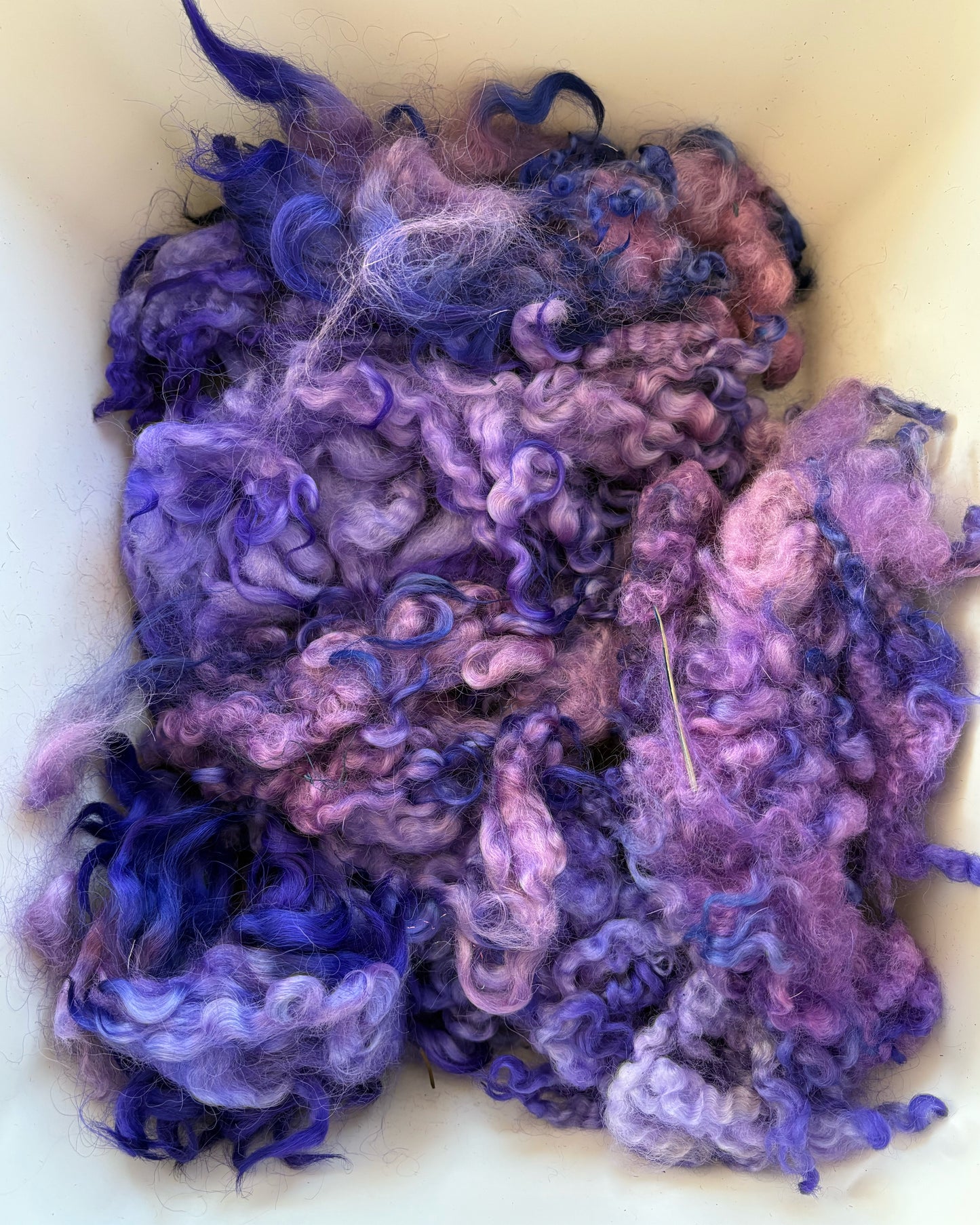 Dyed Cloud - Border Leicester 177 - DISCOUNTED