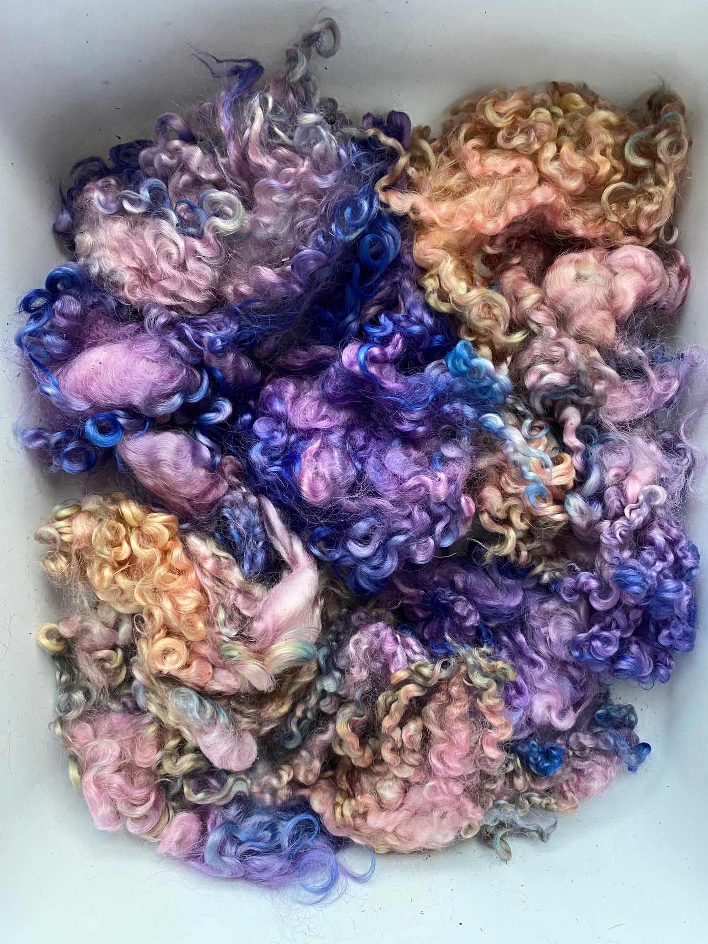 Dyed Cloud - Border Leicester Lot 110 - DISCOUNTED