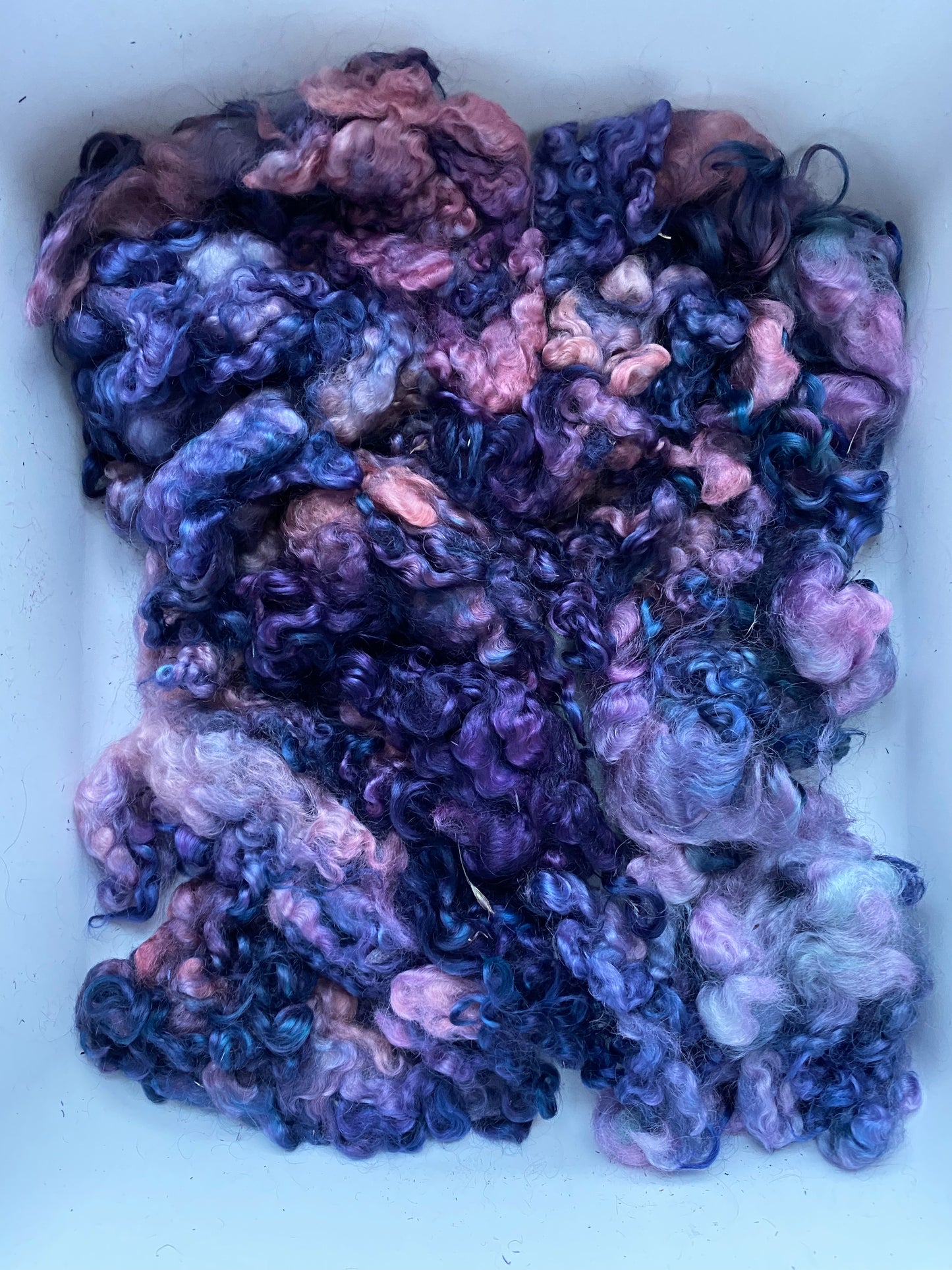 Dyed Cloud - Border Leicester Lot 144 - DISCOUNTED