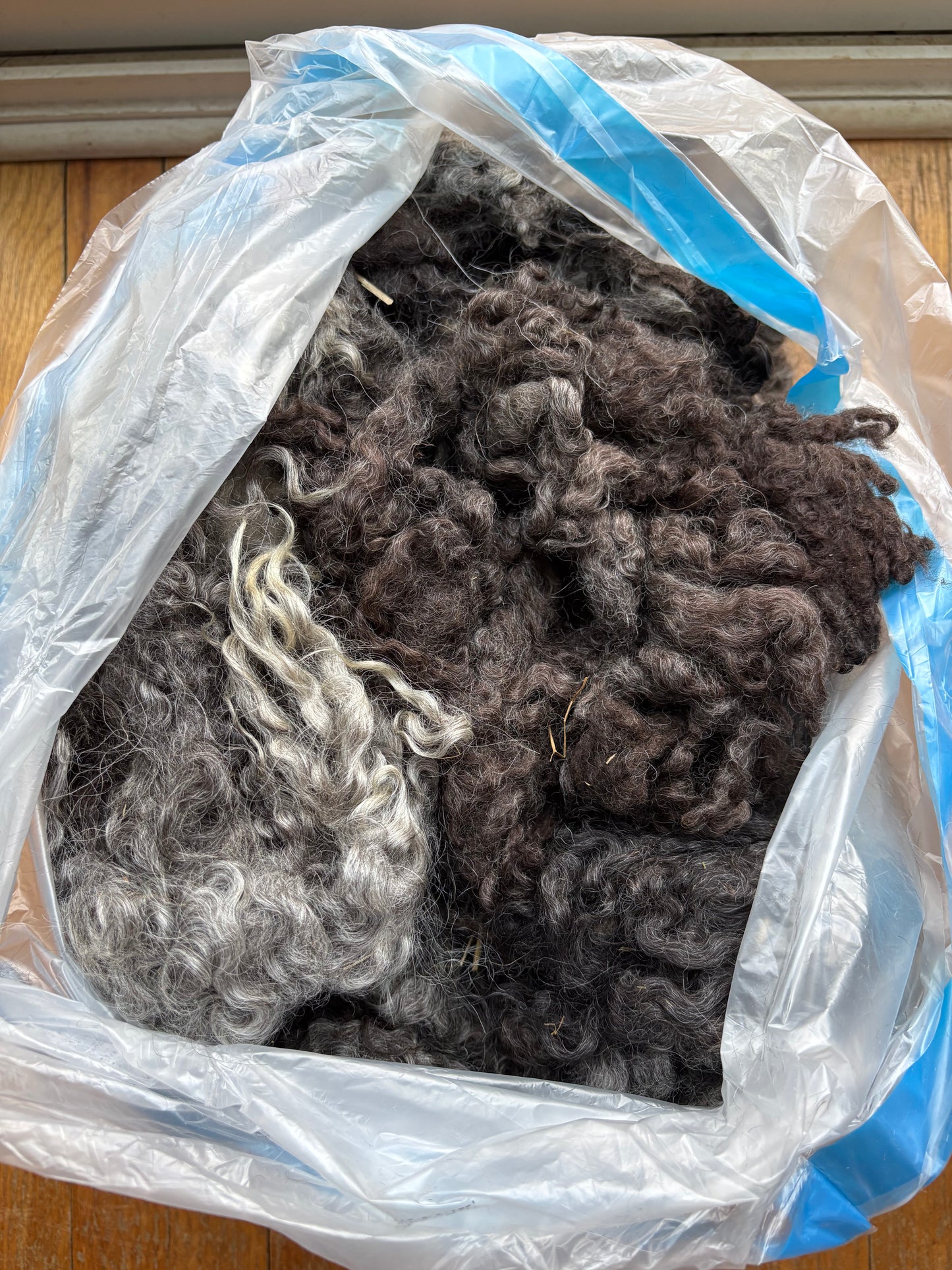 Washed Wool #001 - Lincoln Wool